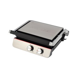 Электрогриль Hyundai HYG-5047 серебристый/черный