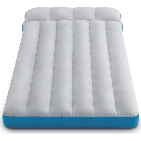 Матрас надувной Intex Camping Mat (67998) сине-белый 189х72х20см (без насоса)