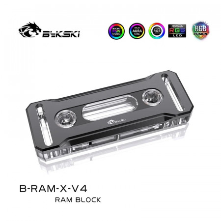 Водоблок Bykski B-RAM-D4-X (B-RAM-D4-X) прозрачный
