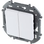 Выключатель Legrand Inspiria 673620 2х клавишный белый