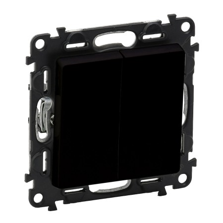Выключатель Legrand Valena Life 756305 2 клавишный антрацит