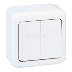 Выключатель Legrand Forix 782362 2 клавишный белый