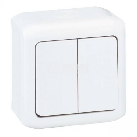 Выключатель Legrand Forix 782362 2 клавишный белый