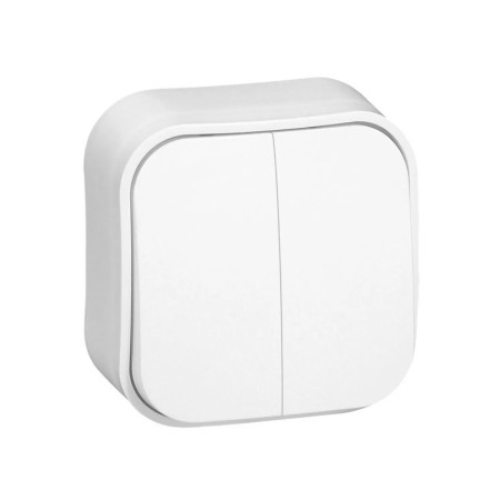 Выключатель Legrand Forix 782402 2х клавишный белый