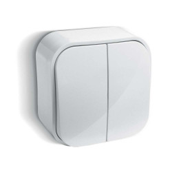 Выключатель Legrand Forix 782402 2 клавишный белый
