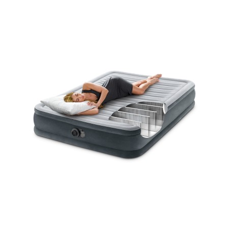 Матрас надувной INTEX Comfort-Plush Mid-Rise Full (67768ND) серый 191х137х33см