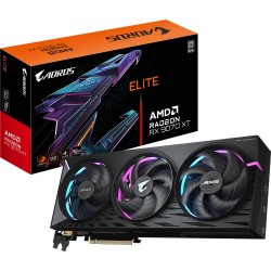 Видеокарта GIGABYTE AORUS Radeon RX 9070 XT ELITE (GV-R9070XTAORUS E-16GD) 16 Гб черный