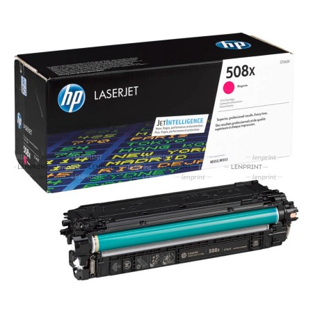 Картридж лазерный HP 508X (CF363X) пурпурный (повышенная емкость) (с чипом)