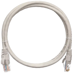 Патч-корд UTP 2хRJ45 NETLAN Кат.5е 100МГц (EC-PC4UD55B-BC-PVC-050-WT-10) 5м белый