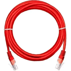 Патч-корд UTP Кат.5е NETLAN Кат.5е 4 пары 100МГц (EC-PC4UD55B-BC-PVC-050-RD-10) 5м красный