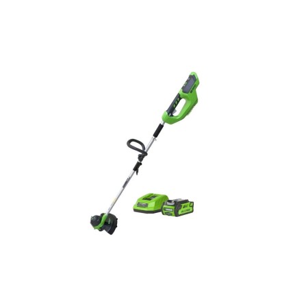 Триммер аккумуляторный Greenworks G40LT30K4 (2101507UB) чёрный/зелёный (С АККУМУЛЯТОРАМИ)