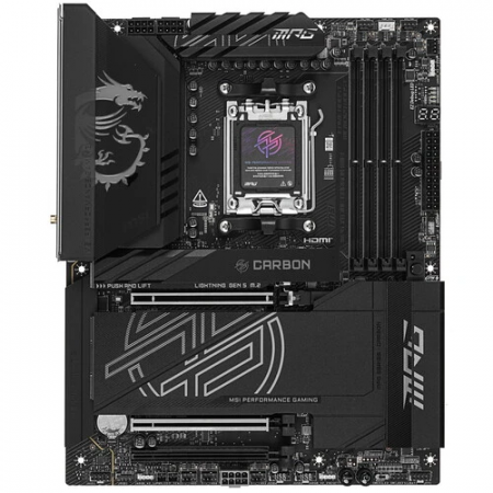 Материнская плата MSI MPG X870E CARBON WIFI черный
