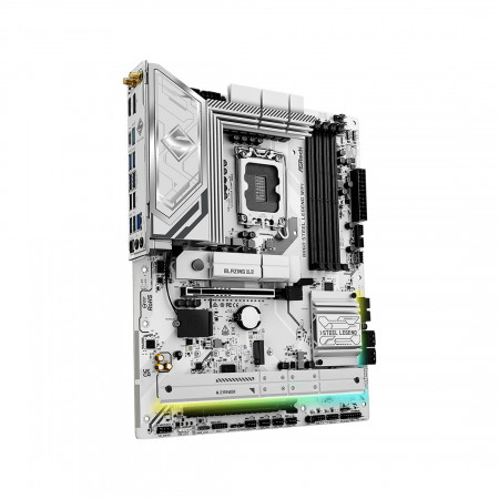 Материнская плата ASRock B860 STEEL LEGEND WIFI белый