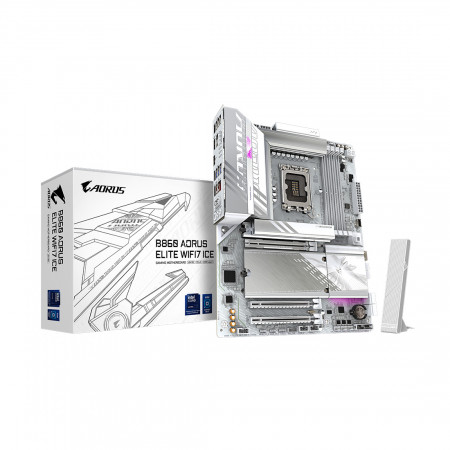 Материнская плата GIGABYTE B860 AORUS ELITE WIFI7 ICE белый