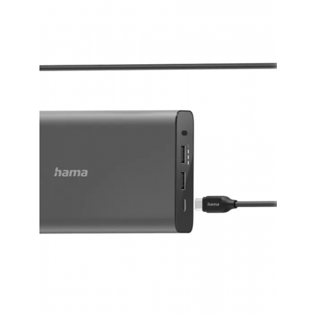 Портативный аккумулятор HAMA 00200012 черный