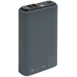 Портативные аккумулятор Olmio QS-20 (39188) серый