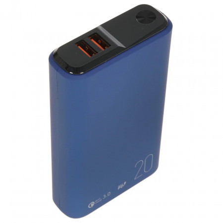 Портативные аккумулятор Olmio QS-20 (43840) синий