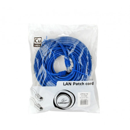 Патч-корд Cablexpert PP10-15M/B синий 15 м