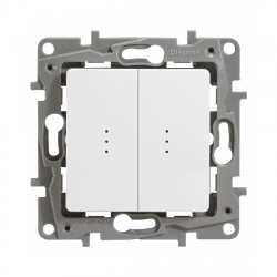 Выключатели Legrand Etika 672216 2 клавишный белый