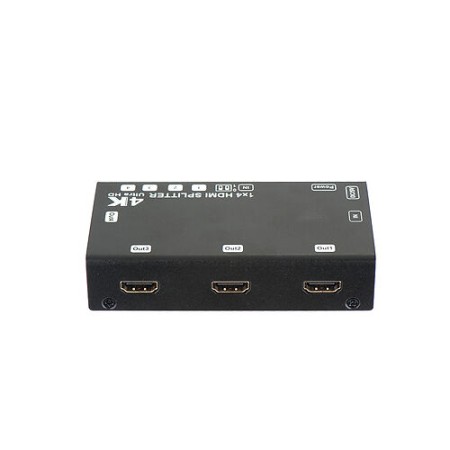 Сплиттер HDMI Type-A - 4хHDMI Type-A DELUXE HS-4P4K-60HD3D 0.15 м Чёрный
