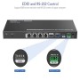 Сплиттер 2x HDMI выход - HDMI вход Lenkeng LKV822P-I 0.15 м черный