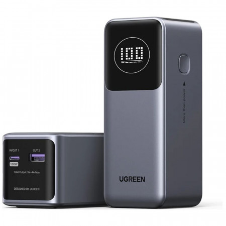 Портативный аккумулятор UGREEN PB724 (35526B) серый