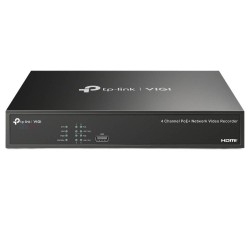 4-канальный IP-видеорегистратор TP-Link VIGI NVR1004H-4P серый