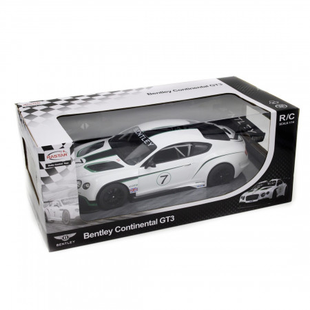 Радиоуправляемая машина RASTAR "Bentley Continental GT3" 70600W белая