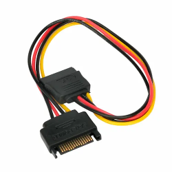 Cable SATA - 1 HDD SATA Cablexpert CC-SATAMF-01 (CC-SATAMF-01) черный