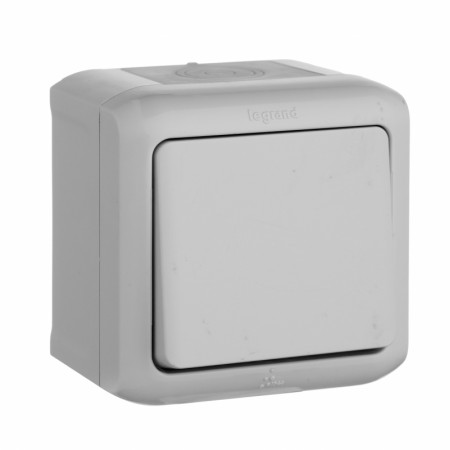 Выключатель Legrand 782330 1 клавишный серый