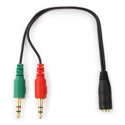 Кабель Cablexpert CCA-418 3.5 mm jack-3.5 mm jack 0.2м (CCA-418) черный