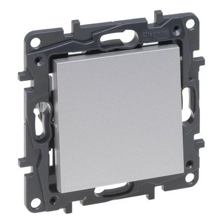 Выключатель Legrand Niloe Step 863301 1 клавишный алюминий