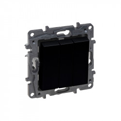 Выключатели Legrand NLST 863503 3 клавишный черный