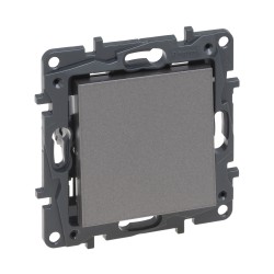 Выключатель Legrand Niloe Step 863401 1 клавишный сталь