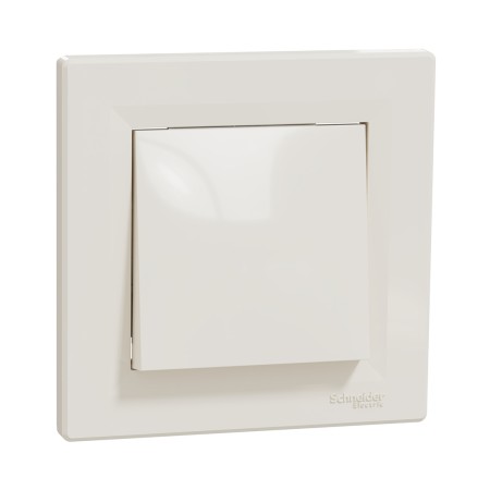 Выключатель Schneider Electric Asfora EPH0100123 1 клавишный кремовый