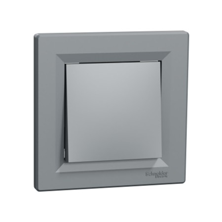 Выключатель Schneider Electric Asfora EPH0100162 1 клавишный сталь