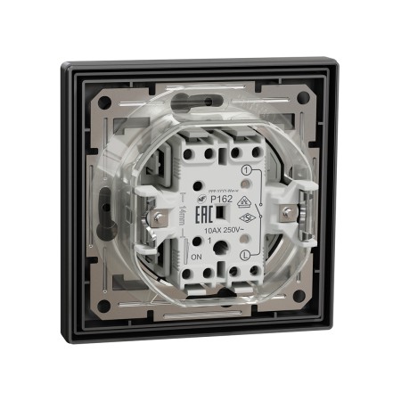 Выключатель Schneider Electric Asfora EPH0100271 1 клавишный антрацит