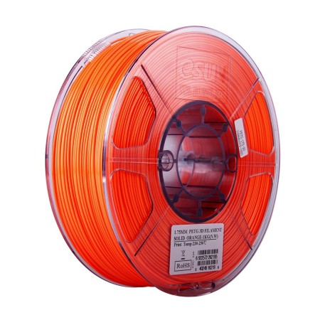 Пластик для 3D принтера eSUN solid orange (PETG175SO1) оранжевый непрозрачный