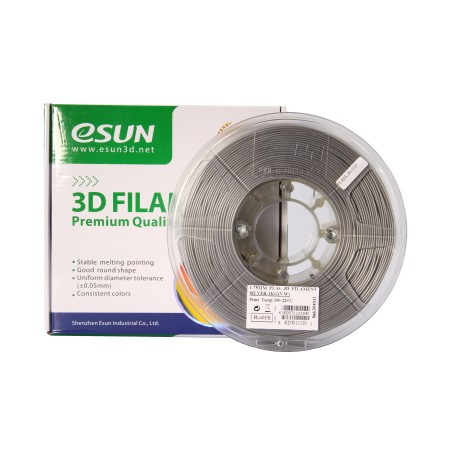 Пластик для 3D принтера eSUN Silver (PLA+175S1) серебристый