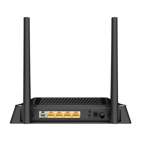 Wi-Fi роутер D-Link DSL-224/R1A (DSL-224/R1A) черный