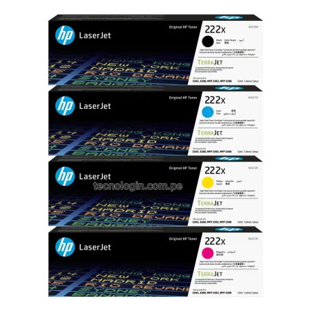 Картридж лазерный HP 222X (W2220X) черный (повышенная емкость) (с чипом)