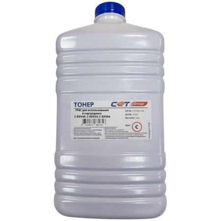 Тонер Cet TF8C (CET7496C-500) Голубой