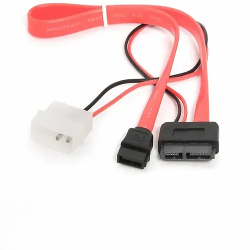 Cable converter for power supply Molex x SATA Cablexpert CC-SATA-C2 0.35м красный