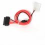 Cable converter for power supply Molex x SATA Cablexpert CC-SATA-C2 0.35м красный