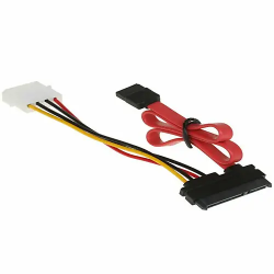 Cable converter for power supply Molex x SATA Cablexpert CC-SATA-C1 0.35м красный