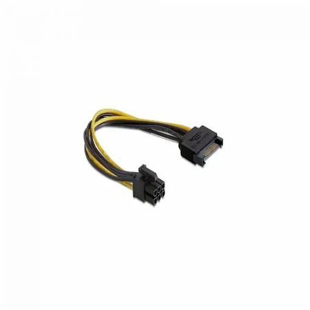 Cable converter for power supply SATA power -> 6 pin Cablexpert CC-PSU-SATA 0.2м черный
