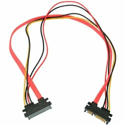 Cable SATA Sata 7+15pin f Sata 7+15pin m Cablexpert CC-SATAMF-715-50CM 0.5м красный