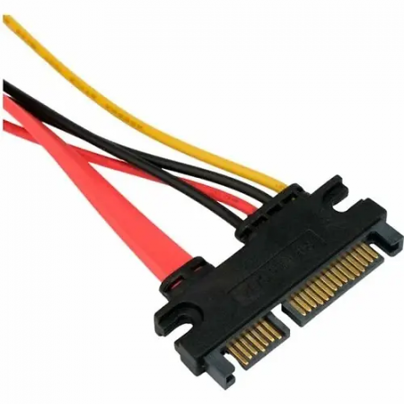 Cable SATA Sata 7+15pin f Sata 7+15pin m Cablexpert CC-SATAMF-715-50CM 0.5м красный