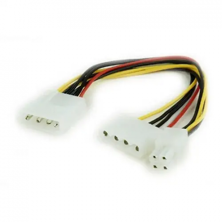 Cable Molex 4 pin - Molex 4 pin ATX 4 pin Cablexpert CC-PSU-4 0.15м черный