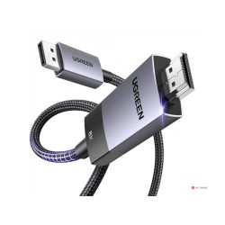 Кабель DisplayPort - HDMI Ugreen DP115 (80395) 1 м серый